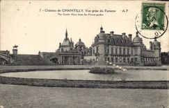 CPA Chateau de Chantilly Vue prise du Parterre 