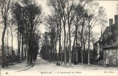 CPA Beauvais le Boulevard du Palais 