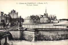 CPA Chateau de Chantilly L'Entree 