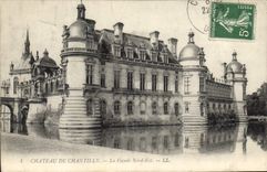 CPA Chateau de Chantilly La Facade Nord est 