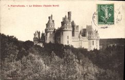 CPA Pierrefonds Le Chateau facade Nord 