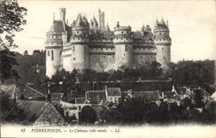 CPA Pierrefonds Le Chateau cote nord 