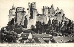 CPA Chateau de Pierrefonds en Ruines 
