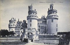 CPA Chateau de Pierrefonds l'Entree 