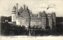 CPA Pierrefonds Le Chateau facade est 