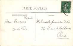 CPA Pierrefonds Le Chateau facade est 