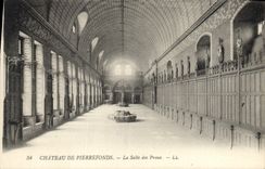 CPA Chateau de Pierrefonds la Salle des Preux 
