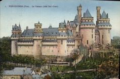 CPA Pierrefonds Oise Le Chateau cote sud ouest 