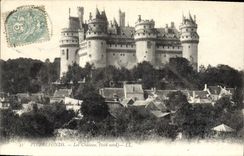 CPA Pierrefonds Le Chateau cote nord 