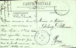 CPA Pierrefonds Le Chateau cote nord 
