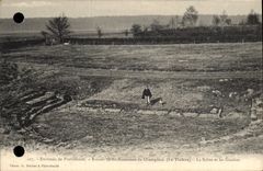CPA Environs de Pierrefonds Ruines Galfo Romaines de Champlieu le Theatre la Scene et les Gradins 