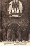 CPA Miniature de Fouquet Intronisation de la Vierge Musee Conde Chantilly 