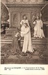 CPA Miniature de Fouquet Le Couronnement de la Vierge Musee Conde Chantilly 