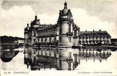 CPA Chantilly le Chateau Cote nord ouest 