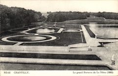 CPA Chantilly le Grand Parterre de la Notre 
