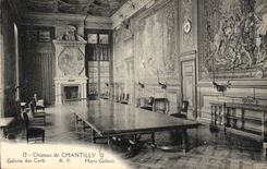 CPA Chateau de Chantilly Galerie des Cerfs 
