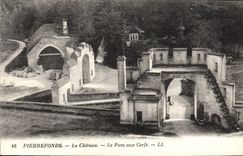 CPA Pierrefonds le Chateau le Parc aux Cerfs 