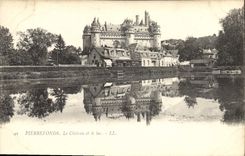 CPA Pierrefonds le Chateau et le Lac 