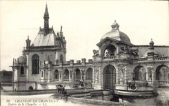 CPA Chateau de Chantilly Entree de la Chapelle 
