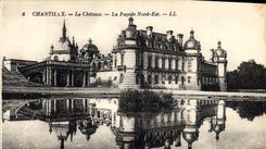 CPA Chantilly le Chateau la Facade Nord Est 