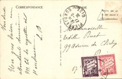 CPA Pierrefonds la Rue Notre Dame et le Chateau 