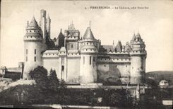 CPA Pierrefonds le Chateau cote Nord Est 
