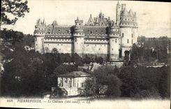 CPA Pierrefonds le Chateau cote ouest 