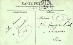 CPA Pierrefonds la Rue Notre Dame et le Chateau 