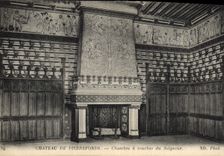 CPA Chateau de Pierrefonds Chanbre a coucher du Seigneur 