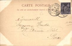 CPA Chateau de Pierrefonds Vue prise du Lac (carte precurseur 1900)