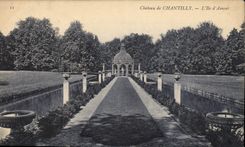 CPA Chateau de Chantilly L'Ile d'Amour 