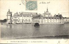 CPA Chateau de Chantilly la Facade Sud Ouest 