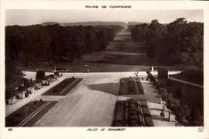CPA Palais de Compiegne Allee de Beaumont 