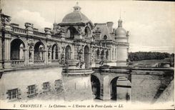 CPA Chantilly le Chateau L'Entree de la Point Levis 