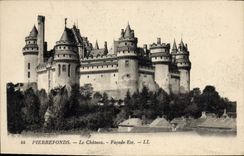 CPA Pierrefonds le Chateau Facade Est 