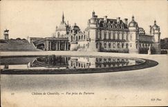CPA Chateau de Chantilly Vue prise de Parterre 