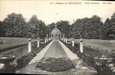CPA Chateau de Chantilly L'Ile d'Amour 
