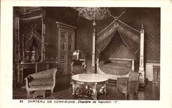 CPA Chateau de Compiegne Chambre de Napoleon I 