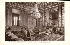 CPA Chateau de Compiegne Salon de reception des Dames d'Honeur 