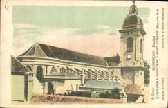 CPA Besancon Doubs Cathedrale Saint Jean & Sainte Eienne Ensemble Sud 