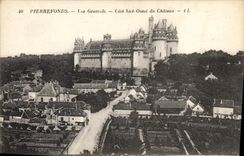 CPA Pierrefonds Vue generale Cote sud ouest du Chateau 