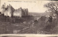 CPA Chateau de Pierrefonds Vue prise du four a chaux 