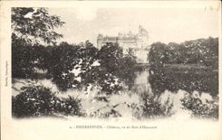 CPA Pierrefonds Chateau vu u Bois d'Haucourt 