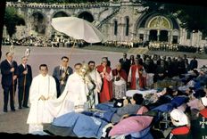 CPA Lourdes Benediction des Malades 