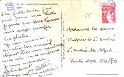CPA Lourdes Hautes Pyrenees 