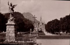 CPA Lourdes L'Esplanade 