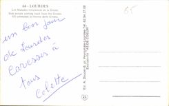 CPA Lourdes les Malades reviennent de la Grotte 