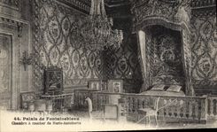CPA Palais de Fontainebleau Chambre a coucher de Marie Antoinette 