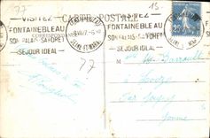 CPA Palais de Fontainebleau le Baptistere 