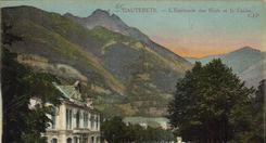 CPA Cauterets l'Esplanade des Oeufs et le Casino 